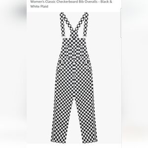 Checkered overalls